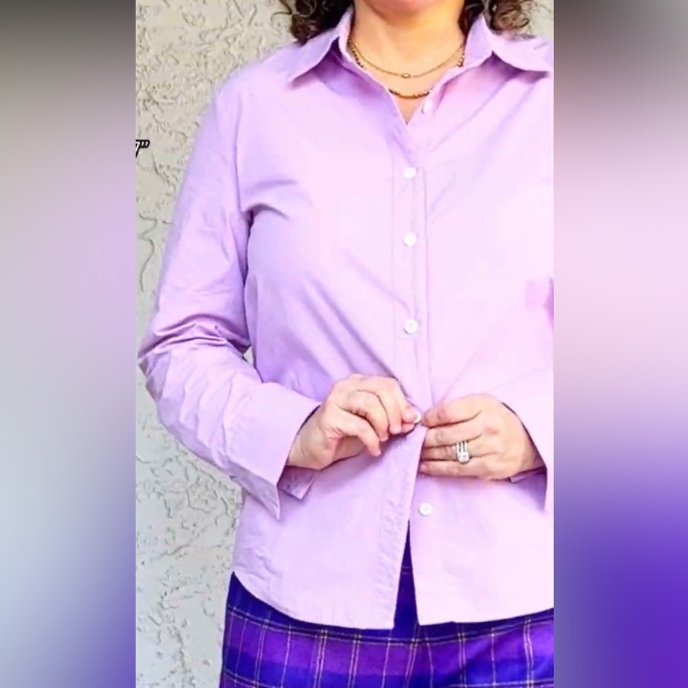 STYLEWE Light Lavender Button-Down Shirt